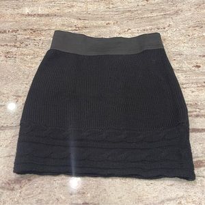 Black sweater tight skirt kids size 10/12
